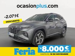 Gris Usado 2021 Hyundai Tucson SUV | 22.690 € (Precio justo)