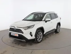 Blanco Usado 2021 Toyota RAV4 Hybrid Luxury SUV | 33.399 € (Un poco caro)