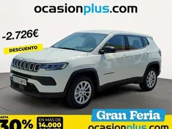 Blanco Usado 2023 Jeep Compass Longitude SUV | 27.264 € (Precio justo)
