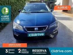 Azul Usado 2017 Seat Leon ST FR Familiar | 14.290 € (Precio justo)