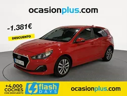Rojo Usado 2020 Hyundai i30 Berlina | 15.200 € (Precio justo)