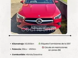 Granate Usado 2021 Mercedes CLA250e Shooting Brake Familiar | 30.500 € (Precio justo)