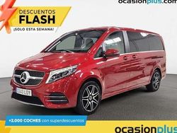 Rojo Usado 2020 Mercedes V300 Exclusive Monovolumen | 59.818 € (Un poco caro)