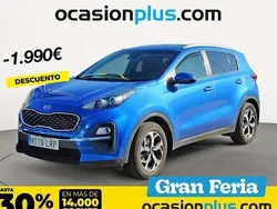Azul Usado 2021 Kia Sportage SUV | 19.910 € (Precio justo)
