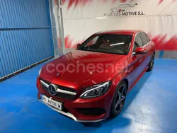 Rojo Usado 2017 Mercedes C250 Berlina | 22.900 € (Precio justo)