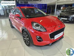 Rojo Usado 2021 Ford Puma Titanium SUV | 18.100 € (Precio justo)