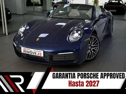 Azul Usado 2022 Porsche 911 Carrera Cabriolet Descapotable | 139.900 € (Precio justo)