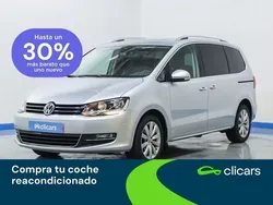 Gris Usado 2020 VW Sharan Advance Monovolumen | 25.990 € (Un poco caro)