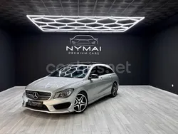 Gris / plata Usado 2015 Mercedes CLA220 Shooting Brake AMG line Familiar | 22.495 € (Un poco caro)