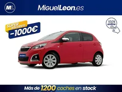 Rojo Usado 2023 Peugeot 108 Active Utilitario | 11.985 € (Precio justo)