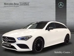 Blanco polar pintura unicolor Usado 2022 Mercedes CLA220 AMG line Berlina | 40.900 € (Un poco caro)