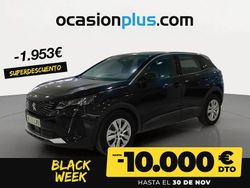 Negro Usado 2022 Peugeot 3008 Active Recogida | 21.490 € (Precio justo)