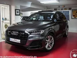 Gris Usado 2021 Audi Q7 S-line plus SUV | 60.000 € (Un poco caro)