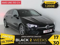 Negro Usado 2023 Mercedes CLA200 Shooting Brake Familiar | 28.500 € (Precio justo)