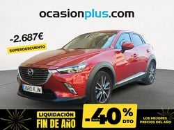 Rojo Usado 2018 Mazda CX-3 Luxury SUV | 16.090 € (Precio justo)