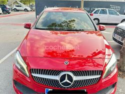 Rojo Usado 2017 Mercedes A200 AMG line Berlina | 18.500 € (Precio justo)