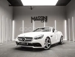 Blanco Usado 2017 Mercedes SLC200 Descapotable | 33.999 € (Precio justo)