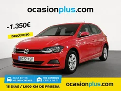 Rojo Usado 2018 VW Polo Advance Berlina | 14.850 € (Precio justo)