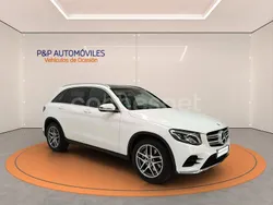 Blanco Usado 2018 Mercedes GLC220 SUV | 34.975 € (Precio justo)