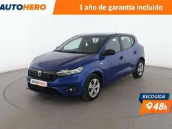 Azul Usado 2021 Dacia Sandero Essentiel Utilitario | 12.599 € (Precio justo)