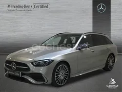 Gris Usado 2022 Mercedes C220 Familiar | 38.900 € (Precio justo)