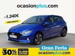 Azul Usado 2021 Hyundai i20 Berlina | 13.650 € (Precio justo)
