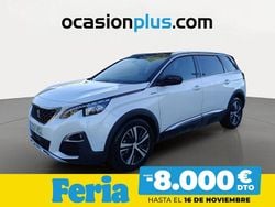 Blanco Usado 2017 Peugeot 5008 GT-line SUV | 18.090 € (Precio justo)