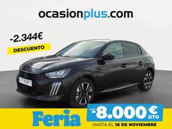 Negro Usado 2025 Peugeot 208 Allure Utilitario | 19.750 € (Precio justo)