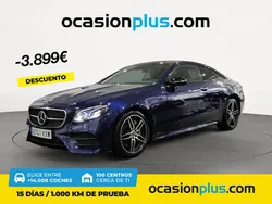 Azul Usado 2018 Mercedes E300 Coupe | 36.890 € (Precio justo)