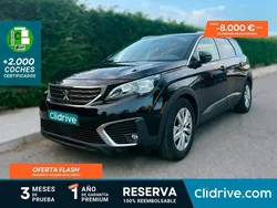 Negro Usado 2018 Peugeot 5008 Active Monovolumen | 10.890 € (Precio justo)