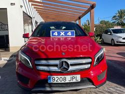 Rojo Usado 2016 Mercedes GLA220 AMG line SUV | 20.900 € (Precio justo)