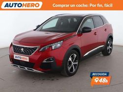 Rojo Usado 2018 Peugeot 3008 GT-line SUV | 17.699 € (Precio justo)