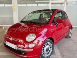Rojo Usado 2010 Fiat 500 Lounge Berlina | 6200 € (Precio justo)