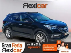 Negro Usado 2017 Hyundai Santa Fe Style SUV | 22.490 € (Precio justo)
