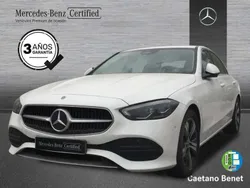 Blanco Usado 2022 Mercedes C220 Berlina | 32.900 € (Buen precio)