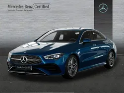 Azul espectra Usado 2024 Mercedes CLA250e AMG line Berlina | 39.995 € (Buen precio)