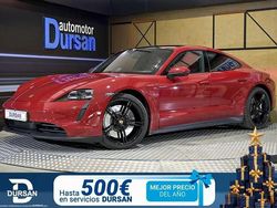 Rojo Usado 2021 Porsche Taycan Berlina | 61.001 € (Precio justo)