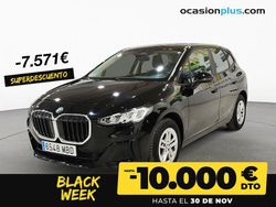 Negro Usado 2022 BMW 218 Active Tourer Monovolumen | 24.990 € (Un poco caro)