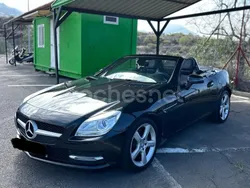 Negro Usado 2014 Mercedes SLK250 Descapotable | 21.500 € (Precio justo)