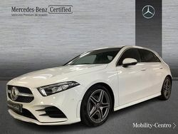 Blanco polar pintura unicolor Usado 2021 Mercedes A180 AMG line Berlina | 25.900 € (Precio justo)