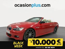 Rojo Usado 2008 BMW 335 Cabriolet Descapotable | 17.990 € (Precio justo)