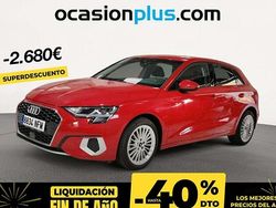 Rojo Usado 2022 Audi A3 Sportback Advanced Utilitario | 20.900 € (Buen precio)
