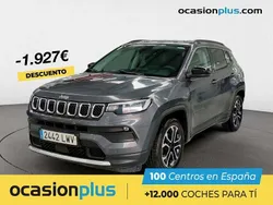 Gris Usado 2022 Jeep Compass Limited SUV | 19.250 € (Buen precio)