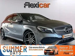 Gris Usado 2017 Mercedes A200 AMG line Berlina | 20.490 € (Precio justo)