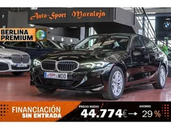 Negro Usado 2022 BMW 318 Sport Line Berlina | 28.900 € (Buen precio)