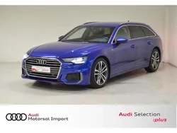 Azul ultra Usado 2022 Audi A6 S-Line Familiar | 48.900 € (Caro)
