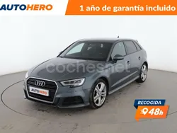 Gris / plata Usado 2019 Audi A3 Sportback S-Line Berlina | 22.699 € (Precio justo)