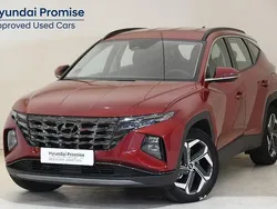Sunset red Usado 2023 Hyundai Tucson SUV | 32.490 € (Precio justo)