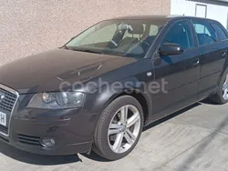 Negro Usado 2008 Audi A3 Sportback Ambiente Berlina | 6200 € (Precio justo)