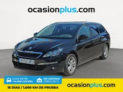 Negro Usado 2016 Peugeot 308 Style Familiar | 8990 € (Precio justo)